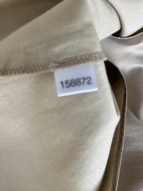 Ann Taylor Silk Cotton Peplum Halter Top w/ Self-Tie Waist in Antique Gold Sz 8 - Picture 12 of 12